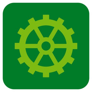 Vites düz kare vektör simgesi