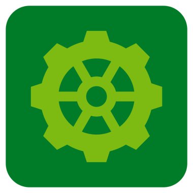 Vites düz kare vektör simgesi