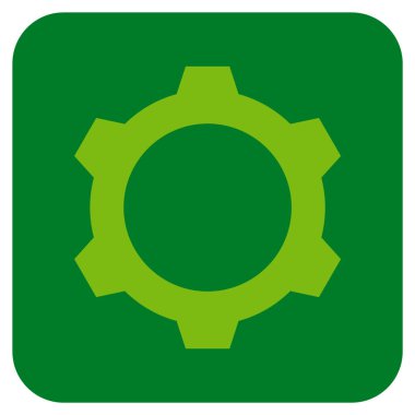 Vites düz kare vektör simgesi