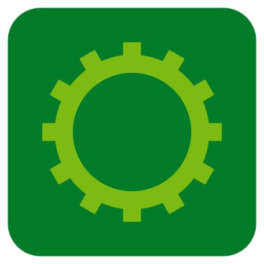 Vites düz kare vektör simgesi