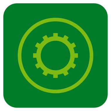 Vites düz kare vektör simgesi