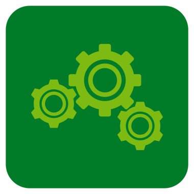 Vites düz kare vektör simgesi