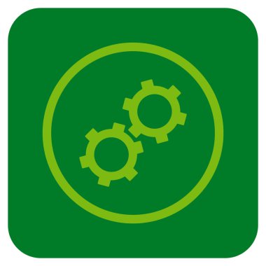 Vites düz kare vektör simgesi