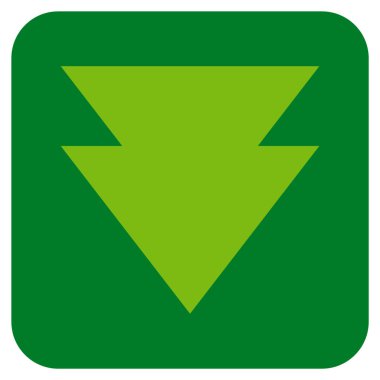 Düz kare vektör simgesi taşı