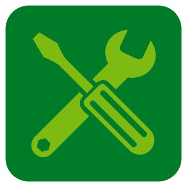 Seçenekleri düz kare vektör simgesi