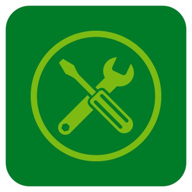 Seçenekleri düz kare vektör simgesi