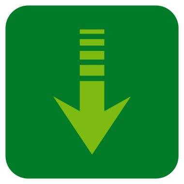 Düz kare vektör simgesi gönder