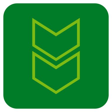 Düz kare vektör simgesi kaydır