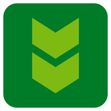 Düz kare vektör simgesi kaydır