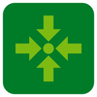 Oklar düz kare vektör simge küçültmek