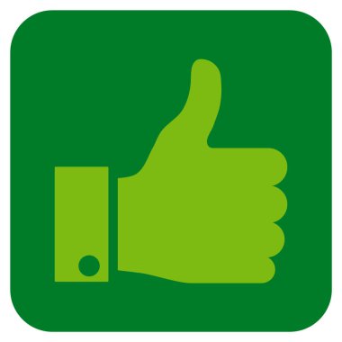 Düz yukarı vektör simgesi kare