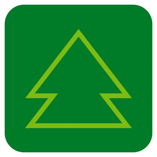 Kierunek w górę z płaskim kwadrat wektor ikona — Wektor stockowy
