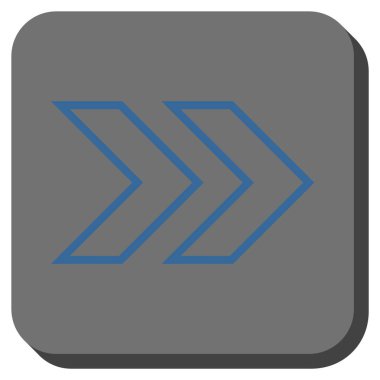 Şu yuvarlak üst karakter kare vektör simgesi