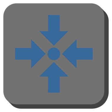 Oklar yuvarlatılmış kare vektör simge küçültmek