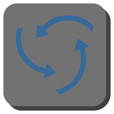 Oklar yuvarlatılmış kare vektör simge girdap