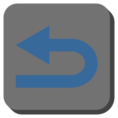 Sol yuvarlak kare vektör simge açmak