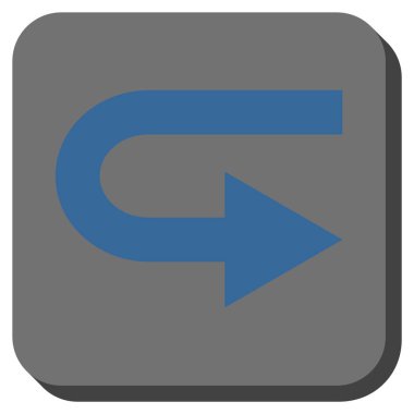 Doğru yuvarlatılmış kare vektör simge açmak