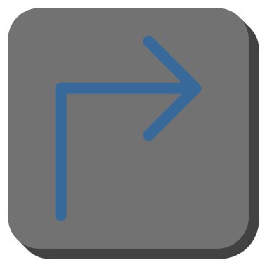 Doğru yuvarlatılmış kare vektör simge açmak