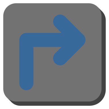 Doğru yuvarlatılmış kare vektör simge açmak