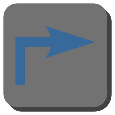 Doğru yuvarlatılmış kare vektör simge açmak