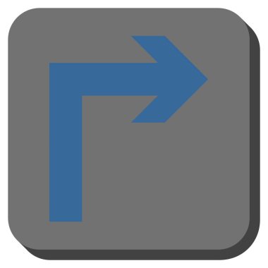 Doğru yuvarlatılmış kare vektör simge açmak