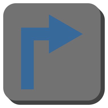 Doğru yuvarlatılmış kare vektör simge açmak