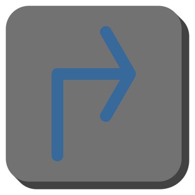 Doğru yuvarlatılmış kare vektör simge açmak