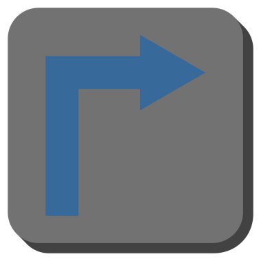 Doğru yuvarlatılmış kare vektör simge açmak