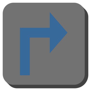 Doğru yuvarlatılmış kare vektör simge açmak