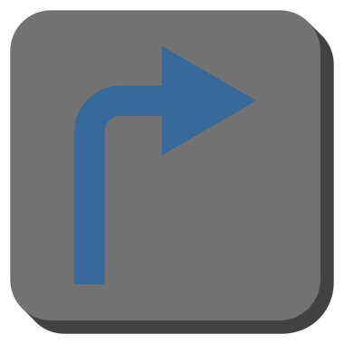 Doğru yuvarlatılmış kare vektör simge açmak