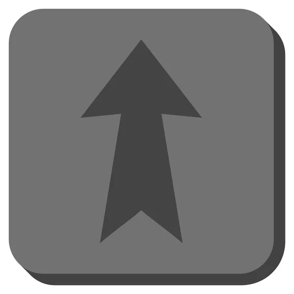 Strzałka w górę ikonę zaokrąglony kwadrat wektor — Wektor stockowy