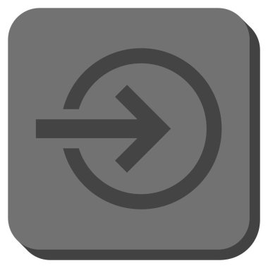 Alma yuvarlatılmış kare vektör simgesi