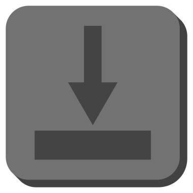 Hareket alt kare vektör simge yuvarlak