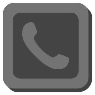 Yuvarlatılmış Kare vektör simge telefon