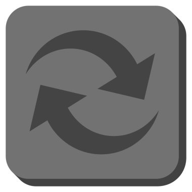 Oklar yuvarlatılmış kare vektör simge Yenile