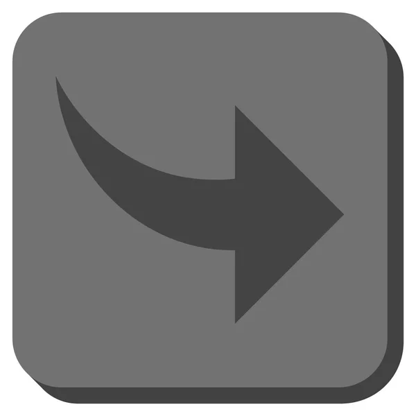 Rehacer Redondeado Cuadrado Vector icono — Vector de stock