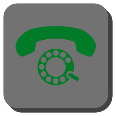 Darbeli aramayı yuvarlatılmış kare vektör simgesi