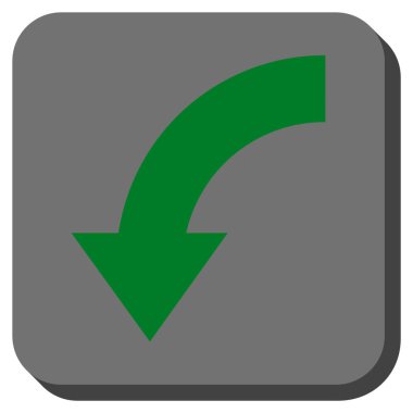 Yuvarlatılmış Kare vektör simgesi Döndür