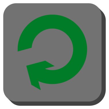 Yuvarlatılmış Kare vektör simge döndürmek