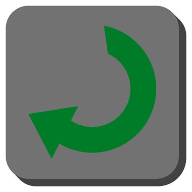 Yuvarlatılmış Kare vektör simge döndürmek