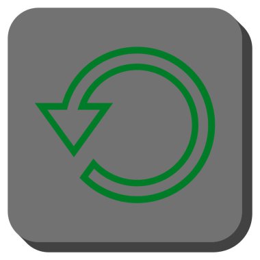 Yuvarlatılmış Kare vektör simge döndürmek