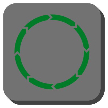 Döndürme yuvarlatılmış kare vektör simgesi