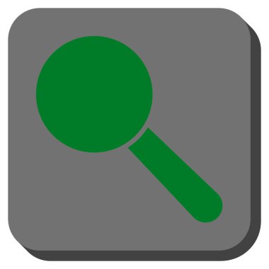 Arama aracı kare vektör simge yuvarlak