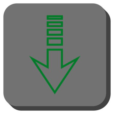 Yuvarlatılmış Kare vektör simgesi gönder