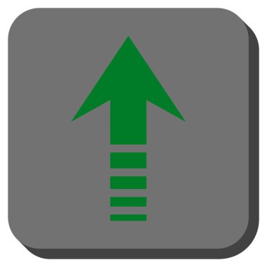 Yuvarlatılmış Kare vektör simge gönder