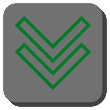 Yuvarlatılmış Kare vektör simgesi kaydır