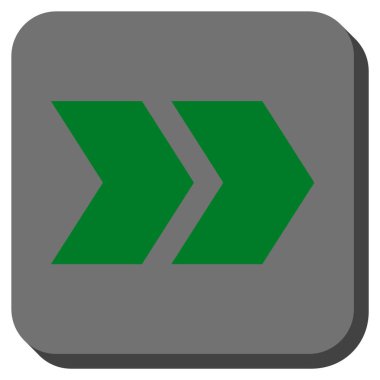 Şu yuvarlak üst karakter kare vektör simgesi