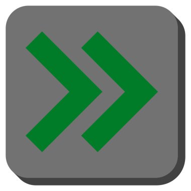 Şu yuvarlak üst karakter kare vektör simgesi