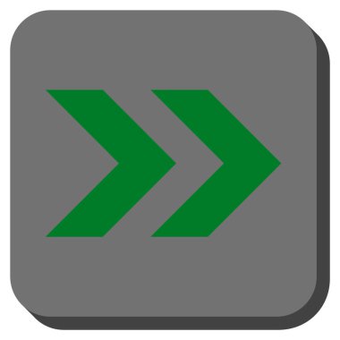 Şu yuvarlak üst karakter kare vektör simgesi