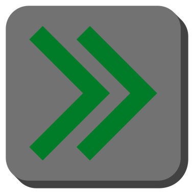 Şu yuvarlak üst karakter kare vektör simgesi